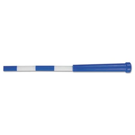 HAPPYHEALTH Segmented Plastic Jump Rope; 9ft; Blue/White HA39544